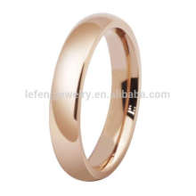 Design simples subiu anel de banda de ouro, jóias de casamento barato anéis